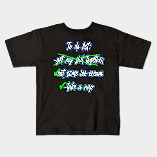 To Do List Kids T-Shirt